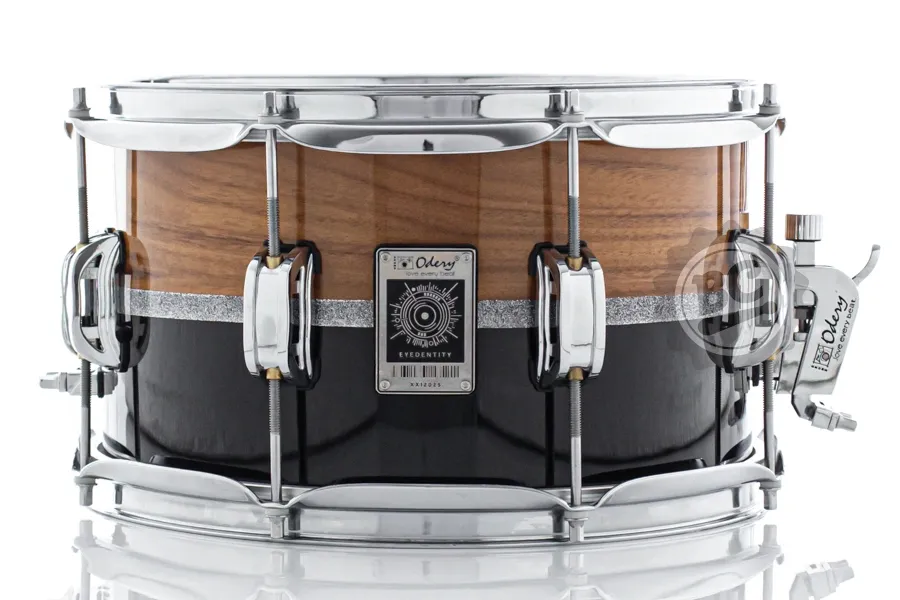 Caixa Odery New Eyedentity Teak Maple The Plane 12x7" com Aros Super PowerHoop 2.5mm Silver Stripe