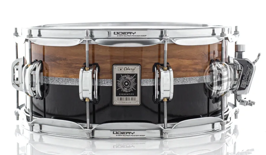 Caixa Odery New Eyedentity Teak Maple The Plane 14x6" Aros Super PowerHoop 2.5mm Silver Stripe