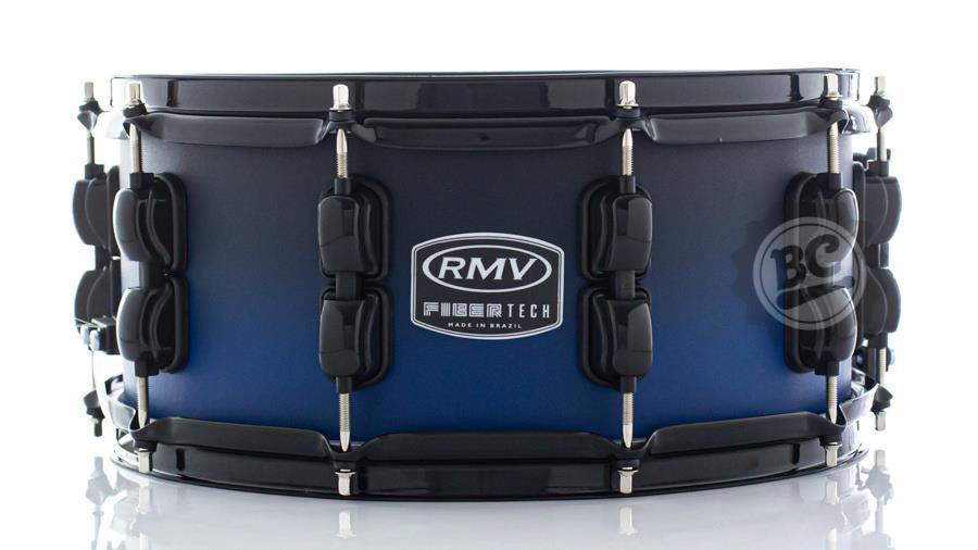 Caixa RMV FiberTech Blue Black Fade 14x6" Casco Híbrido com Aros Inoxidáveis 1,7mm (Exclusiva)