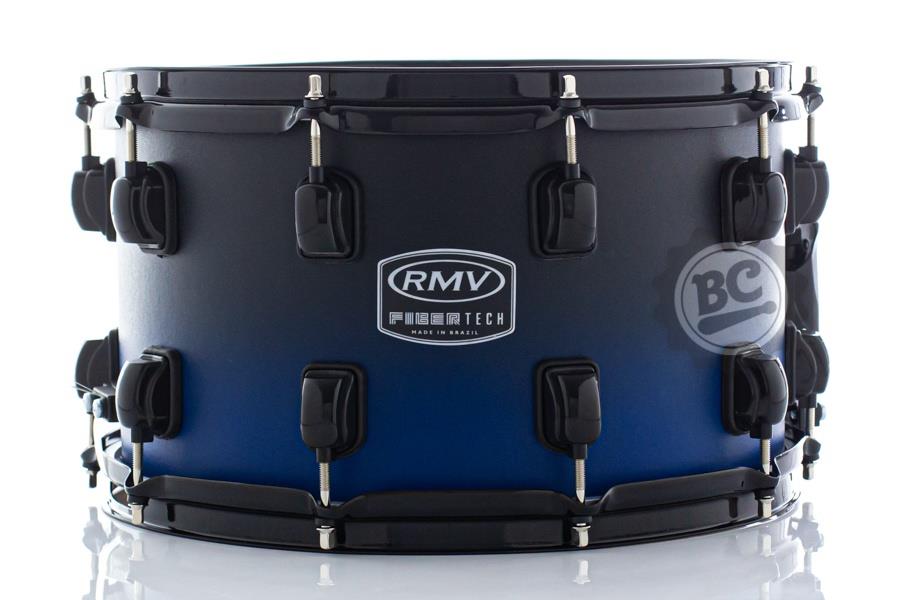 Caixa RMV FiberTech Blue Black Fade 14x8" Casco Híbrido com Aros Inoxidáveis 1,7mm (Exclusiva)