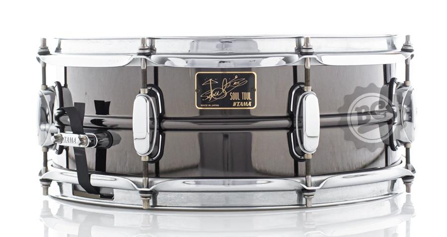 Caixa Tama Signature Soul Toul Black Nickel Steel 14x5.5" (made in Japan) Usada