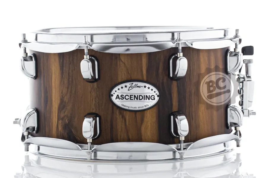 Caixa Zellmer by Spanking Ascending Black Wood 12x6.5" acabamento revestido especial e casco em Basswood