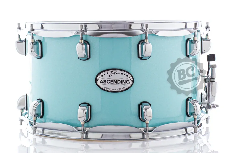 Caixa Zellmer by Spanking Ascending Caribean Blue 14x8" com abafador interno e casco em Basswood