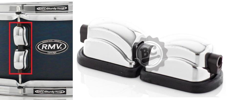 Canoa RMV Cromada para Caixa padrão Concept Exclusive inteiriça para caixas 5.5" até 6.5" de Profundidade