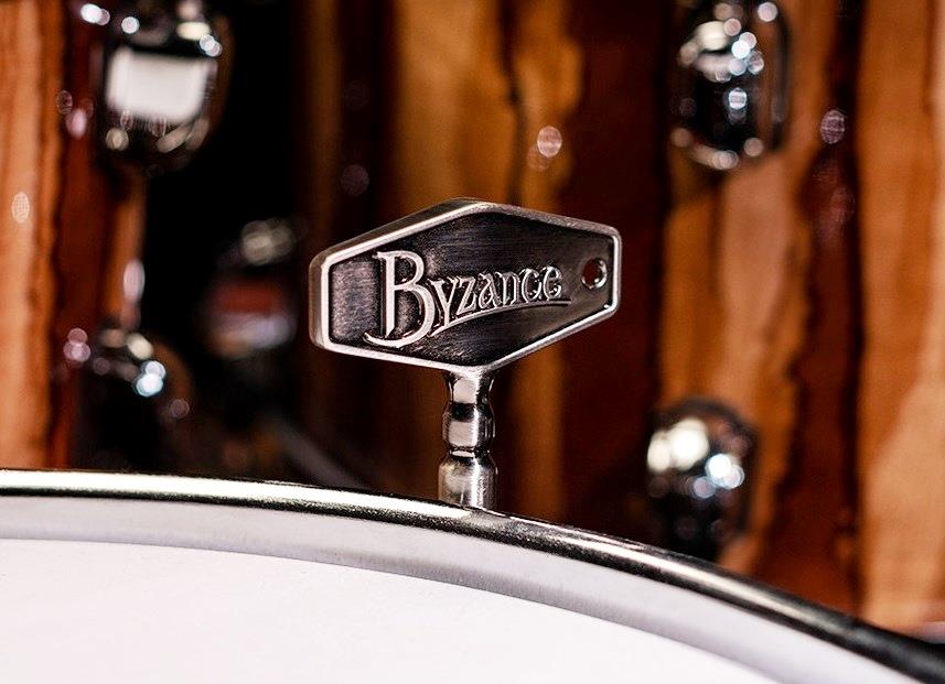 Chave de Afinação Meinl Byzance Drum Key Antique Tin MBKT padrão superluxo Cromo Escovado