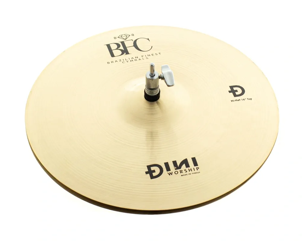 Chimbal BFC Cymbals Dini Worship Hihat 16" DWHH16 em Bronze B20 (Made in Turkey)