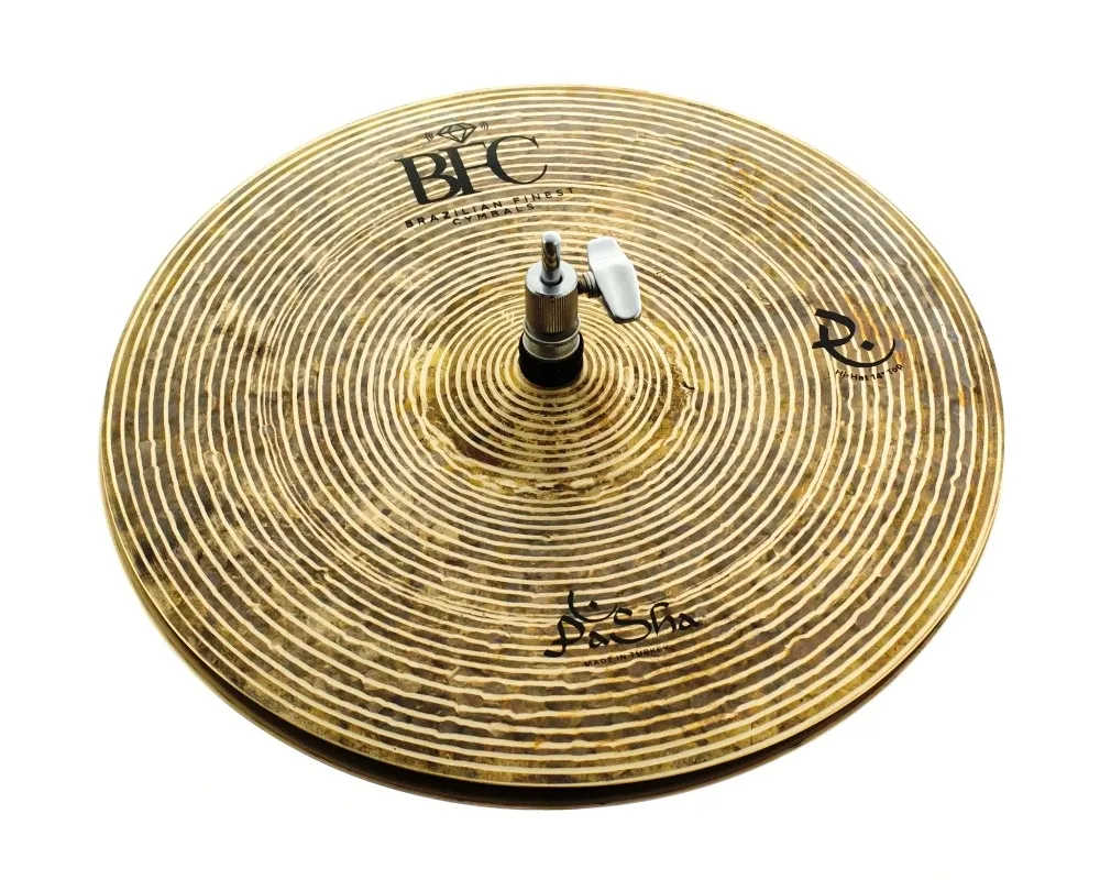 Chimbal BFC Cymbals Pashá Hihat 14" PSHH14 Raw Traditional em Bronze B20 (Made in Turkey)