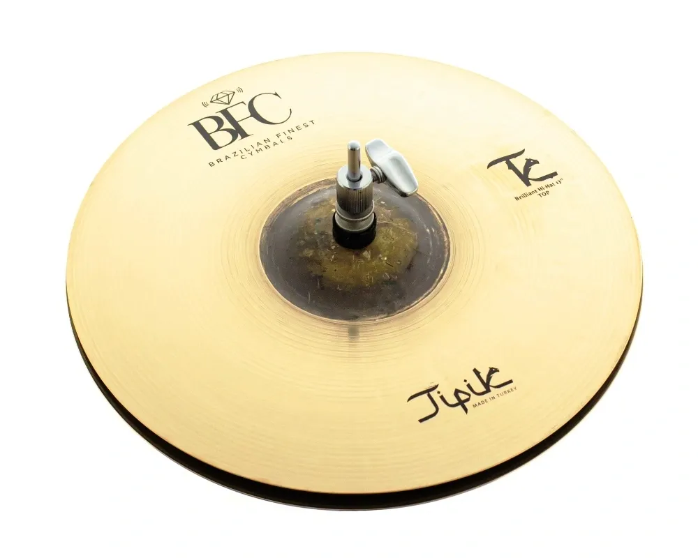 Chimbal BFC Cymbals Tipik Brilliant Hihat 13" TPHH13 em Bronze B20 (Made in Turkey)