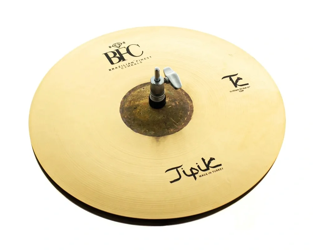 Chimbal BFC Cymbals Tipik Brilliant Hihat 15" TPHH15 em Bronze B20 (Made in Turkey)