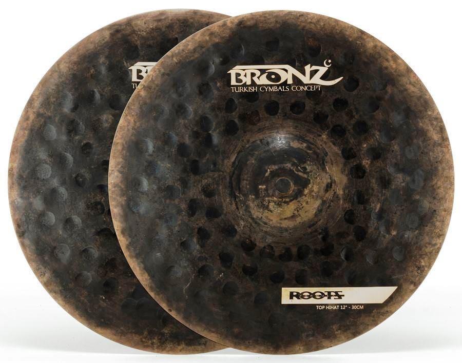 Chimbal Bronz Cymbals Roots Formula Hihat 12" em Bronze B20 by Odery BRZ-ROO-HH12