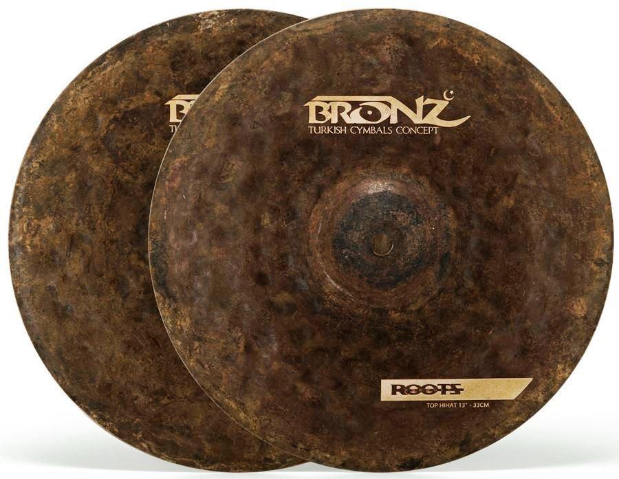 Chimbal Bronz Cymbals Roots Formula Hihat 13" em Bronze B20 by Odery BRZ-ROO-HH13