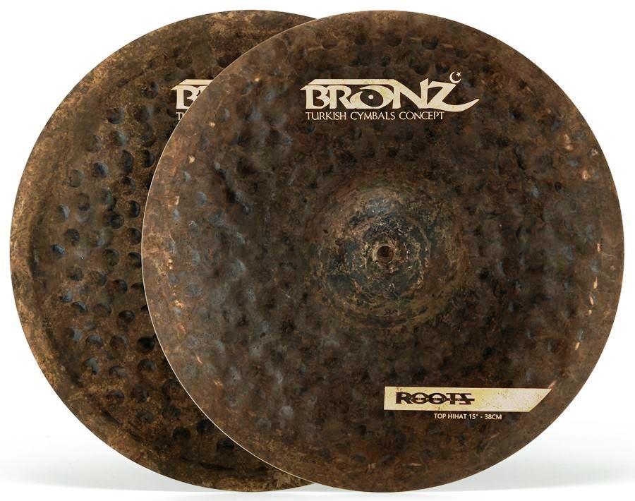 Chimbal Bronz Cymbals Roots Formula Hihat 15" em Bronze B20 by Odery BRZ-ROO-HH15