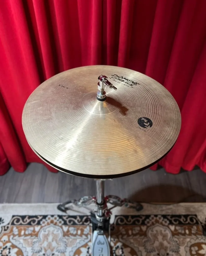 Chimbal Domene Dante Series Hihat 16" (Seminovo) em Bronze B20 Made in Brazil