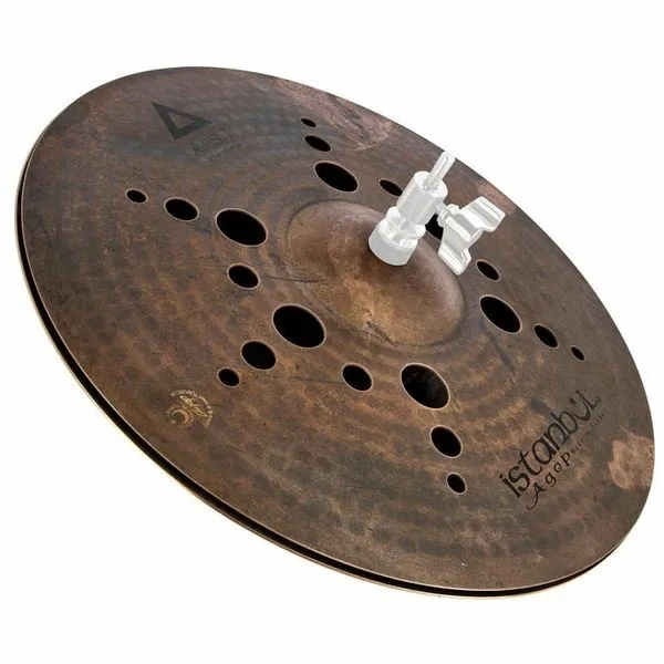 Chimbal Istanbul Agop Xist ION Dry Dark Hihats 15" com furos XDIH15