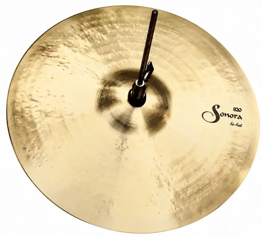 Chimbal Orion Sonora B20 Brilliant Hihats 14" em Bronze B20 (made in Brazil) SN14HH