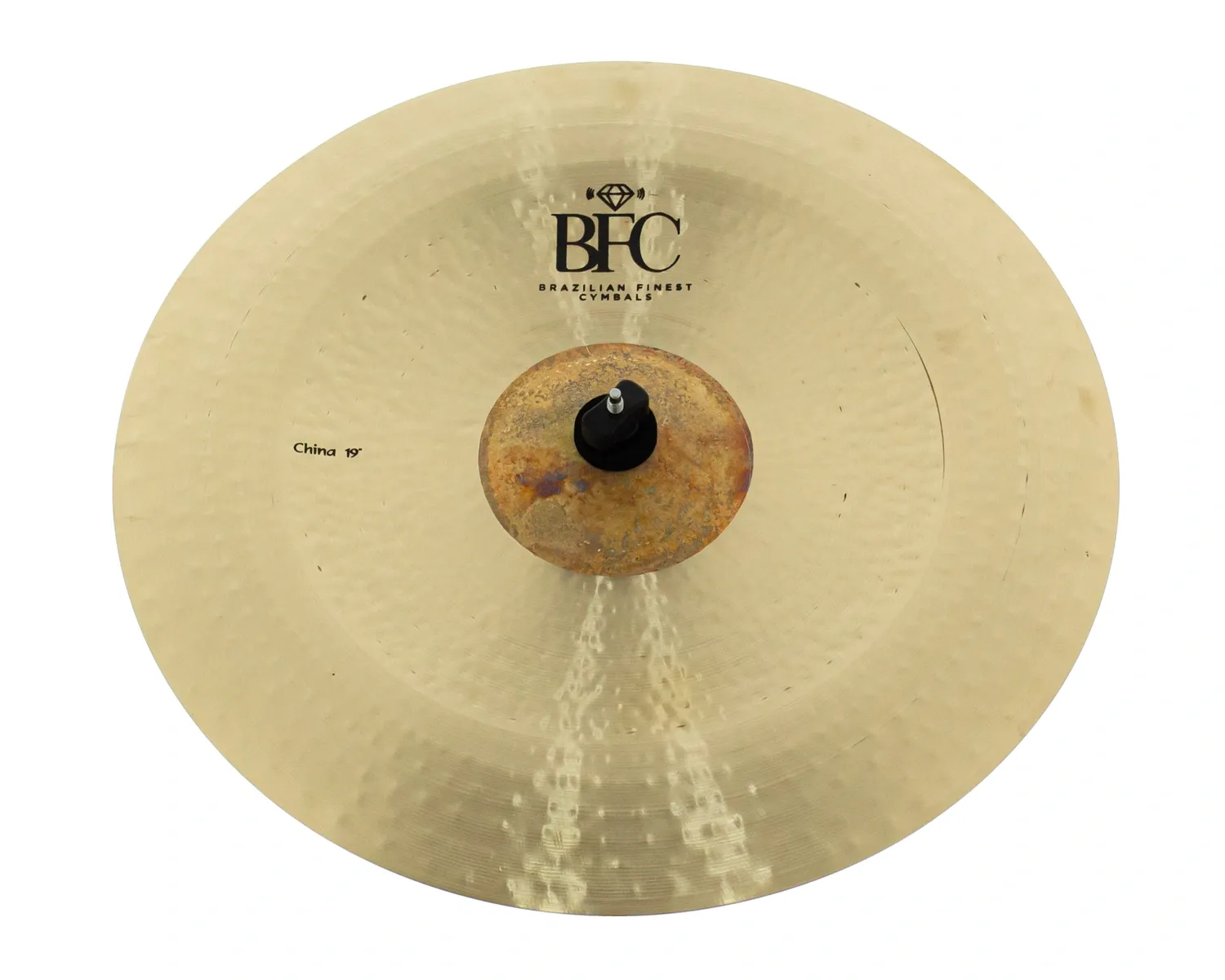 China BFC Brazilian Finest Cymbals Versaliko Monster China 19" CHM19 com cúpula invertida em Bronze B20