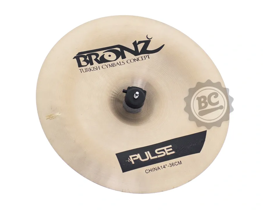 China Bronz Cymbals Pulse Traditional Mini China 14" em Bronze B20 by Odery BRZ-PUL-CH14