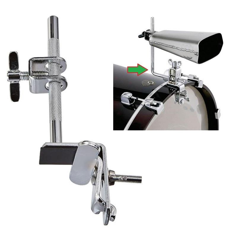 Clamp de Cowbell Gibraltar SC-268R para fixar cowbell e percussão no aro de bumbo (019482)