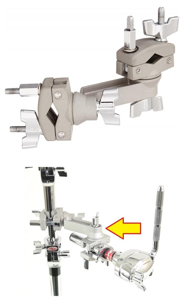 Clamp Gibraltar SC-PUGC com 2 conexões articuladas multiuso com vários ajustes (019460)