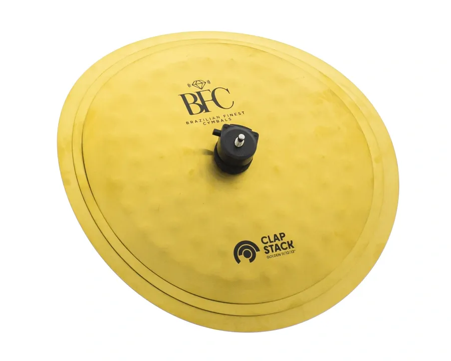 Clap Stack BFC Cymbals Golden Trio de Pratos 11", 12" e 13" Stainless Steel para efeito nas levadas