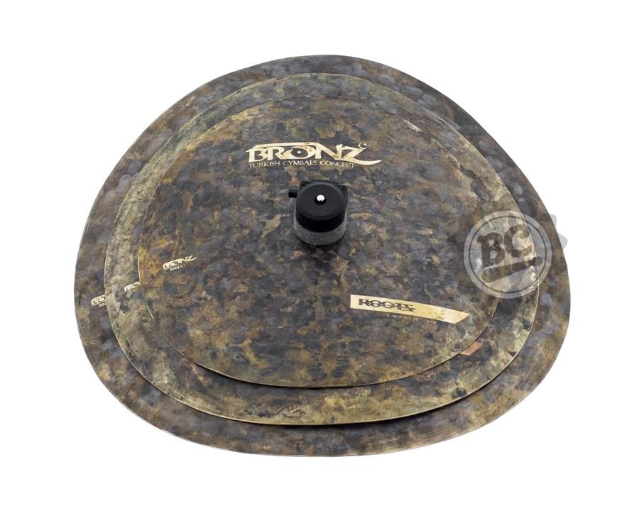 Clap Stack Bronz Cymbals Roots Clap Trio de Pratos 11", 13" e 15" som de "palma" Bronze B20 by Odery