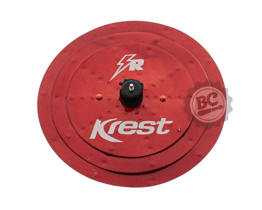 Clap Stack Krest Slap Stack Red 9", 11" e 13" Stainless Steel para efeito nas levadas