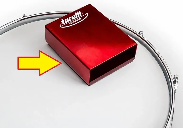 Cowbell de Caixa Torelli Boxbell TOC068 para posicionar em cima da caixa ou percussão