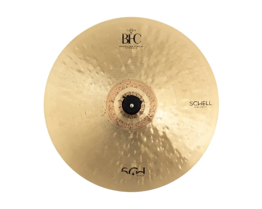 Crash BFC Brazilian Finest Cymbals Schell Thin 15" SCTC15 Bronze B10 Plus Hand Hammered (Made in Brazil)