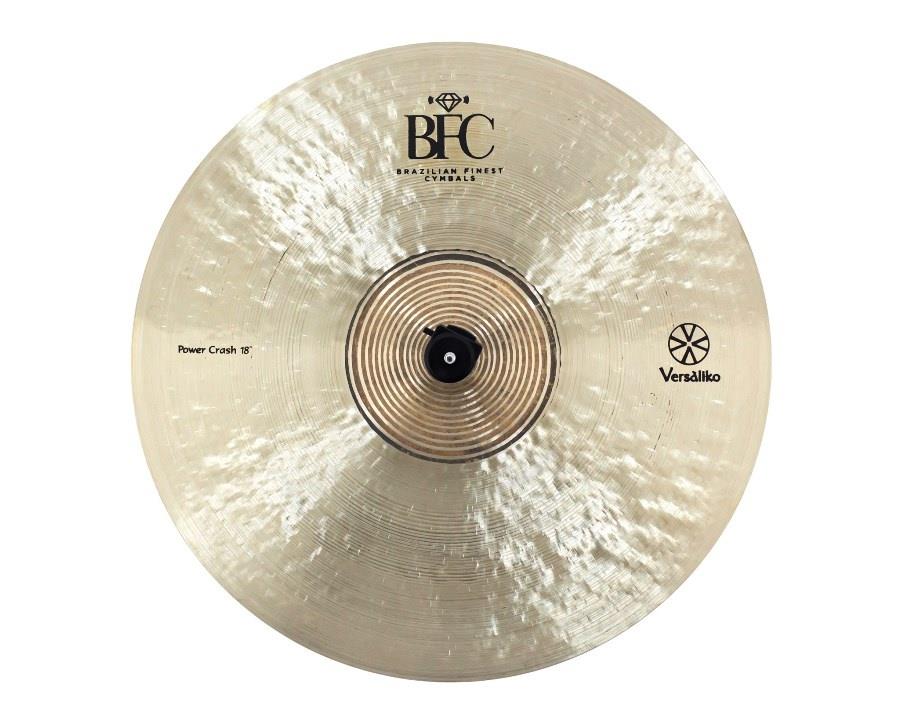 Crash BFC Brazilian Finest Cymbals Versaliko Power 18" Striped Bell VKPC18 em Bronze B20
