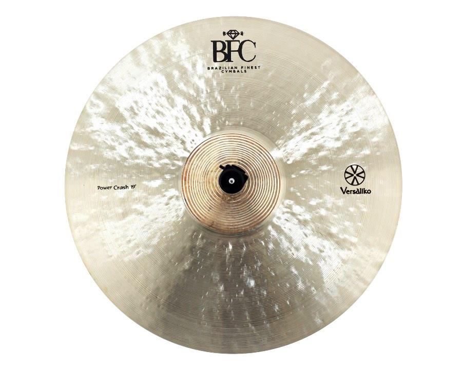 Crash BFC Brazilian Finest Cymbals Versaliko Power 19" Striped Bell VKPC19 em Bronze B20