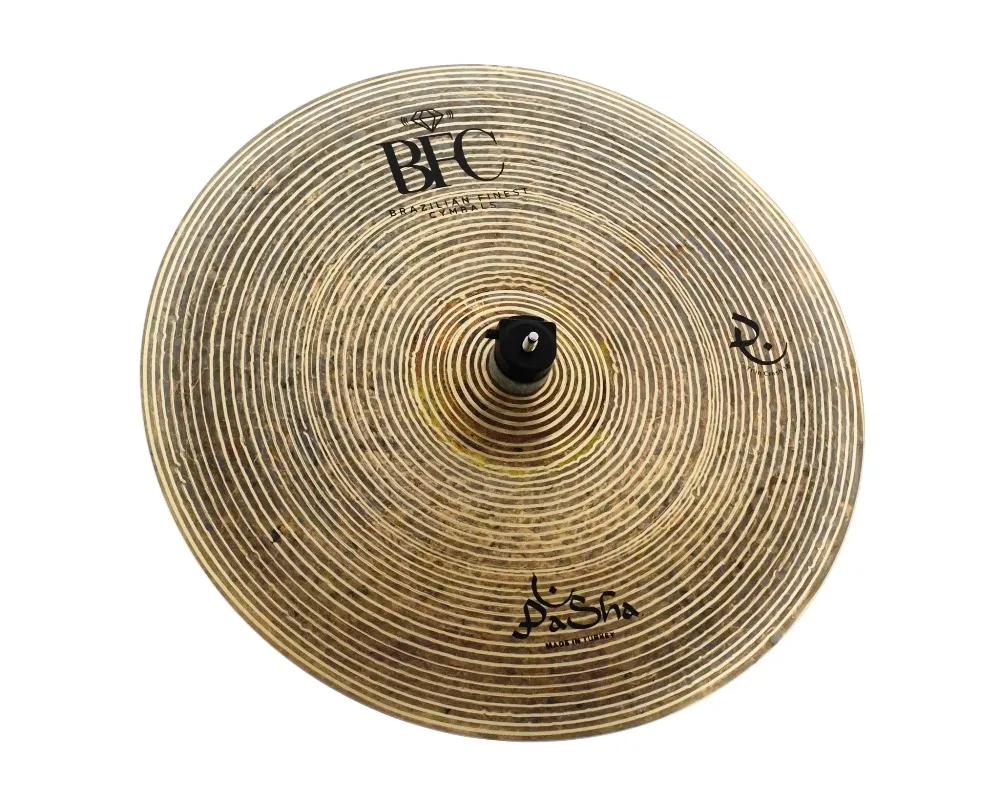 Crash BFC Cymbals Pashá Thin 18" PSTC18 Raw Traditional em Bronze B20 (Made in Turkey)