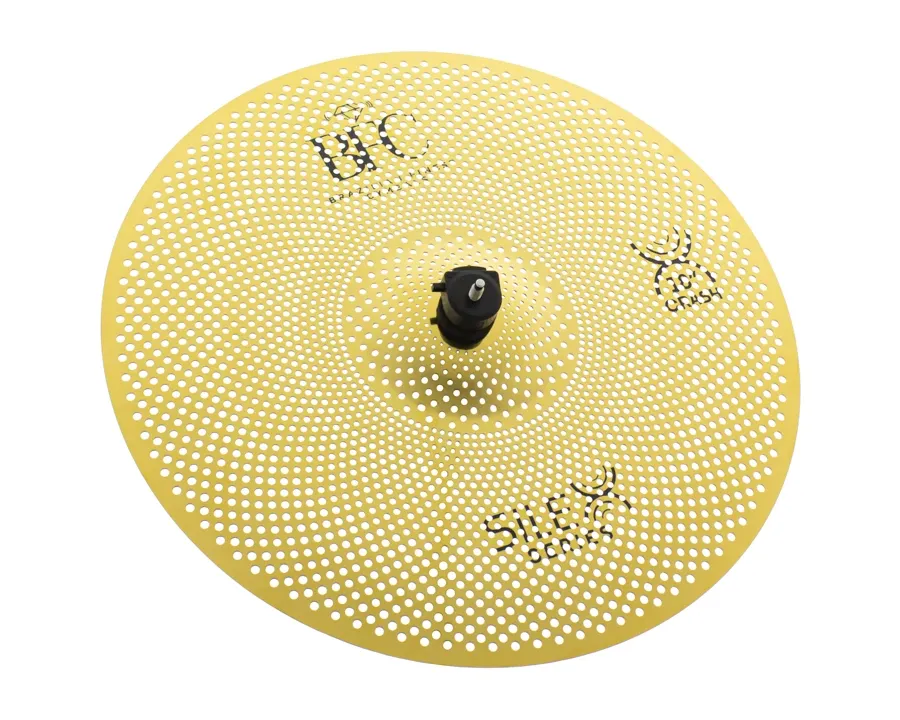 Crash BFC Cymbals Silex Golden Brilliant 18" Low Volume Mute controle até 80% menor