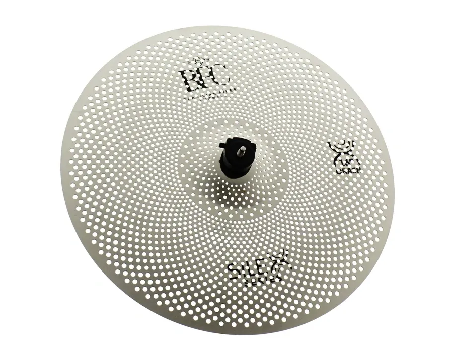 Crash BFC Cymbals Silex Silver Brilliant 18" Low Volume Mute controle até 80% menor