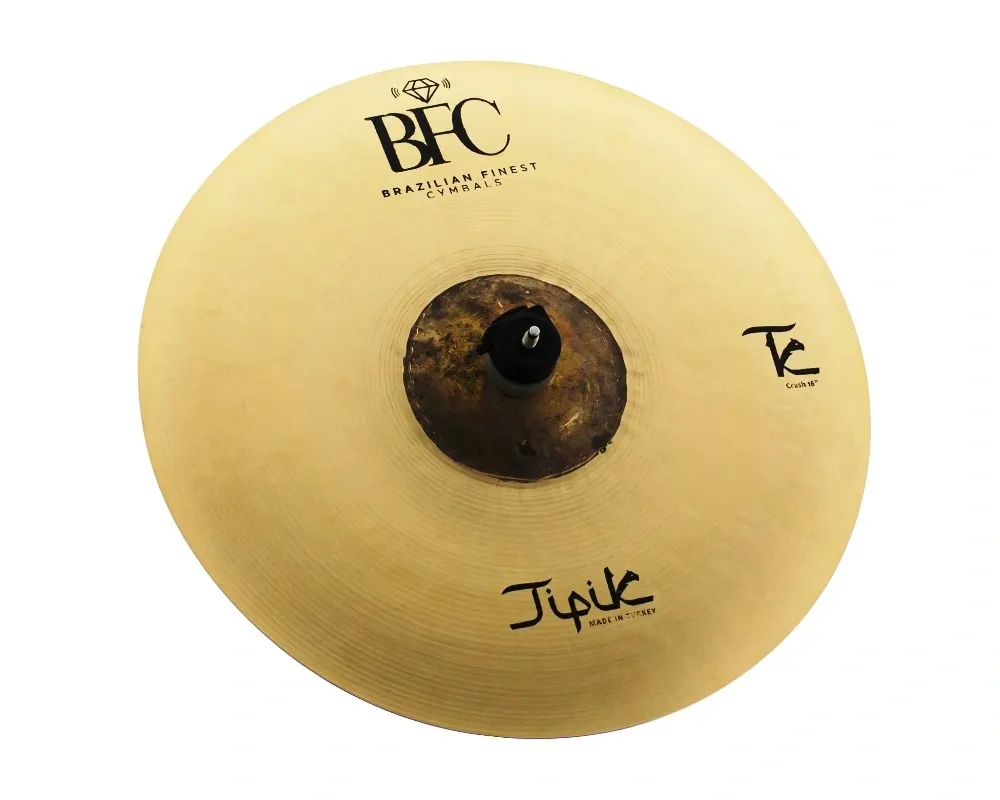 Crash BFC Cymbals Tipik Brilliant 16" TPCR16 em Bronze B20 (Made in Turkey)