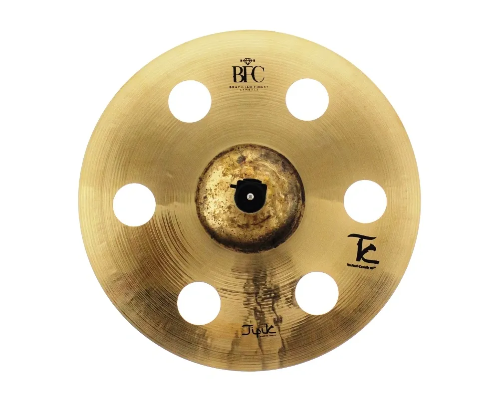 Crash BFC Cymbals Tipik Brilliant Holed 16" TPHCR16 em Bronze B20 (Made in Turkey)