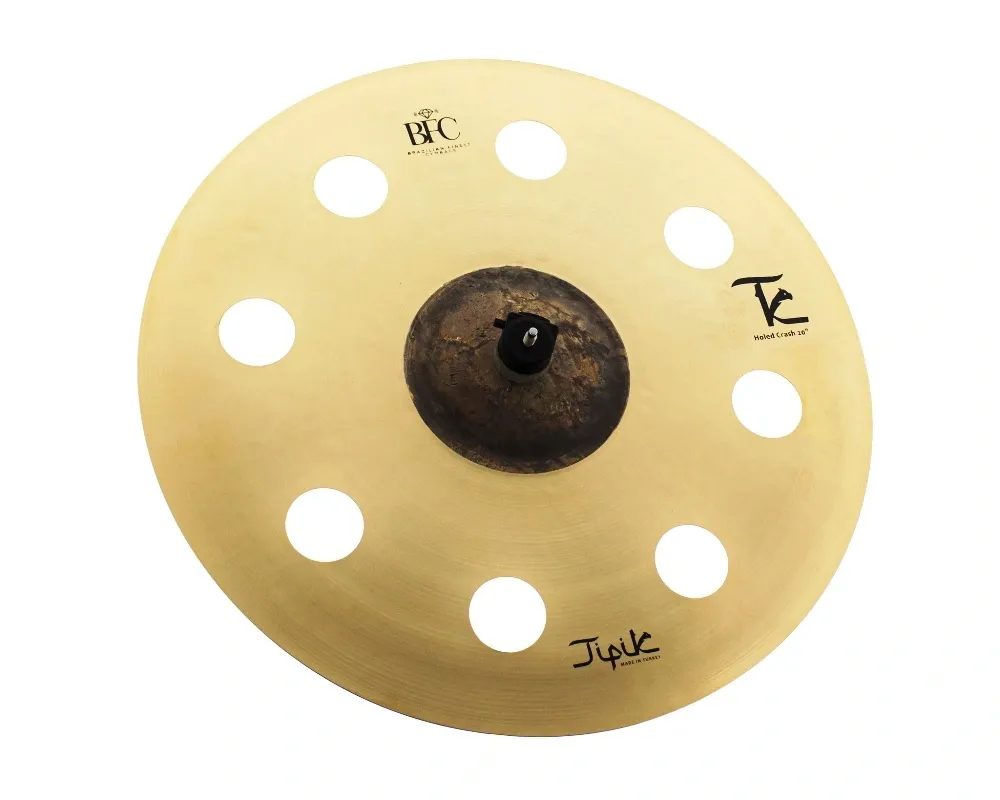 Crash BFC Cymbals Tipik Brilliant Holed 20" TPHCR20 em Bronze B20 (Made in Turkey)