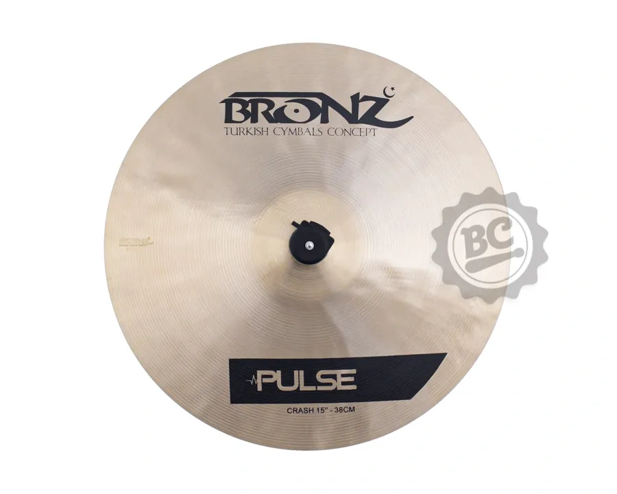 Crash Bronz Cymbals Pulse Traditional 15" em Bronze B20 by Odery BRZ-PUL-CR15