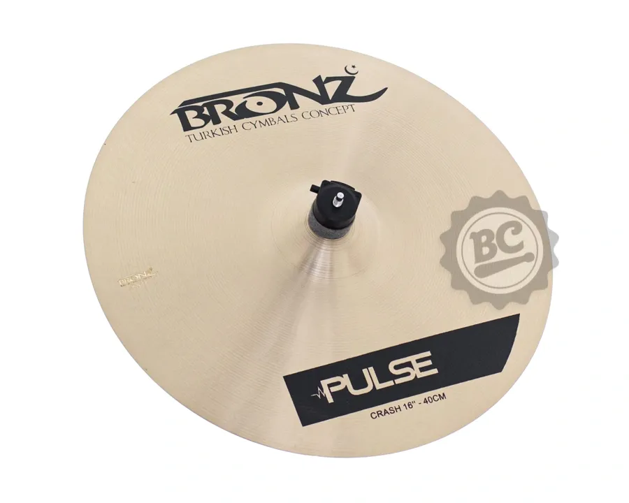 Crash Bronz Cymbals Pulse Traditional 16" em Bronze B20 by Odery BRZ-PUL-CR16