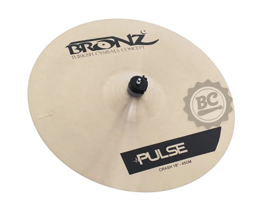 Crash Bronz Cymbals Pulse Traditional 18" em Bronze B20 by Odery BRZ-PUL-CR18