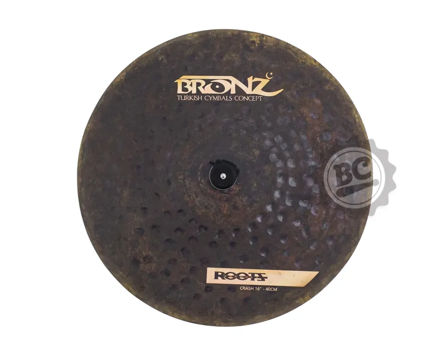 Crash Bronz Cymbals Roots Formula Series 16" em Bronze B20 by Odery BRZ-ROO-CR16