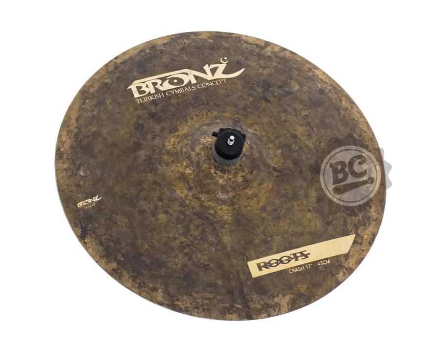 Crash Bronz Cymbals Roots Formula Series 17" em Bronze B20 by Odery BRZ-ROO-CR17