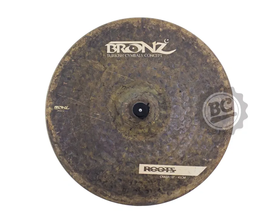 Crash Bronz Cymbals Roots Formula Series 18" em Bronze B20 by Odery BRZ-ROO-CR18
