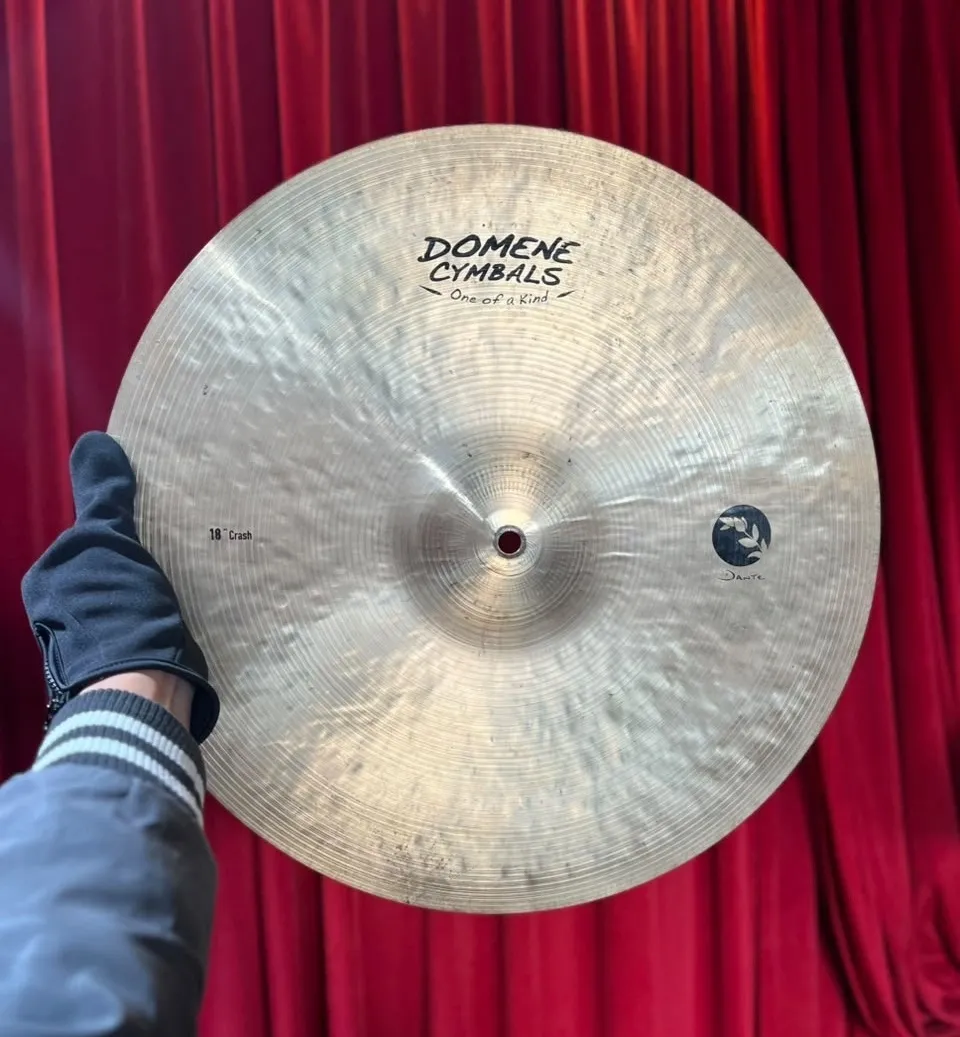 Crash Domene Cymbals Dante 18" (Seminovo) em Bronze B20 Made in Brazil