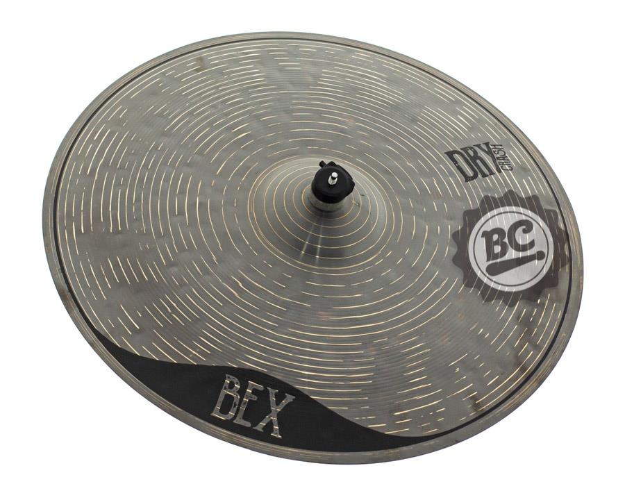 Crash Orion BEX Dry 22" BX22DC "Crash Ride" em Bronze B10 com acabamento térmico e visual envelhecido