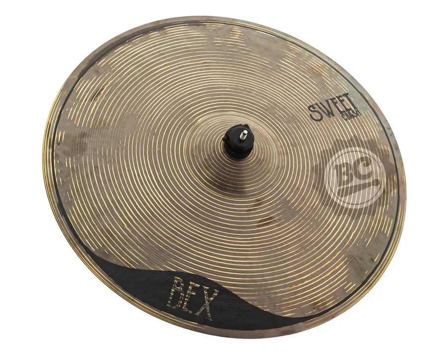 Crash Orion BEX Sweet 21" BX21SC "Crash Ride" em Bronze B10 com acabamento térmico e visual envelhecido