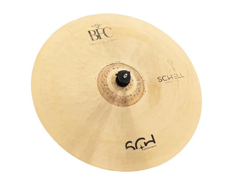 Crash Ride BFC Brazilian Finest Cymbals Schell Thin 20" SCTCR20 Bronze B10 Plus Hand Hammered (Made in Brazil)