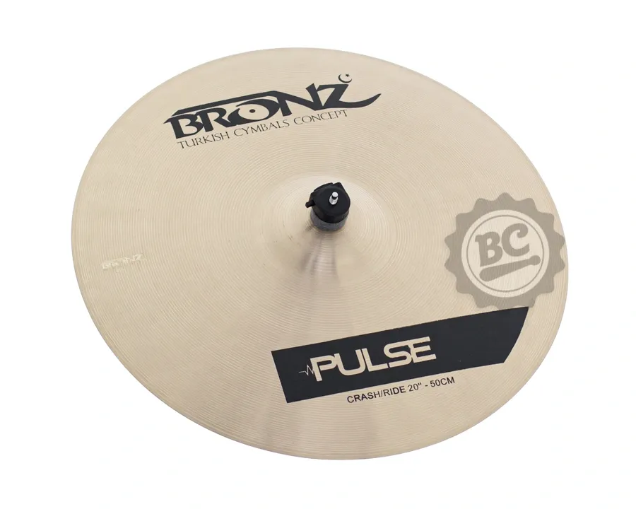 Crash Ride Bronz Cymbals Pulse Traditional 20" em Bronze B20 by Odery BRZ-PUL-CR20