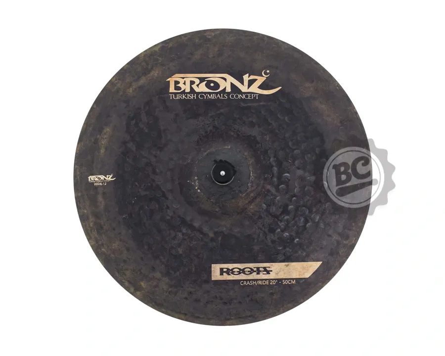 Crash Ride Bronz Cymbals Roots Formula Series 20" em Bronze B20 by Odery BRZ-ROO-CR20