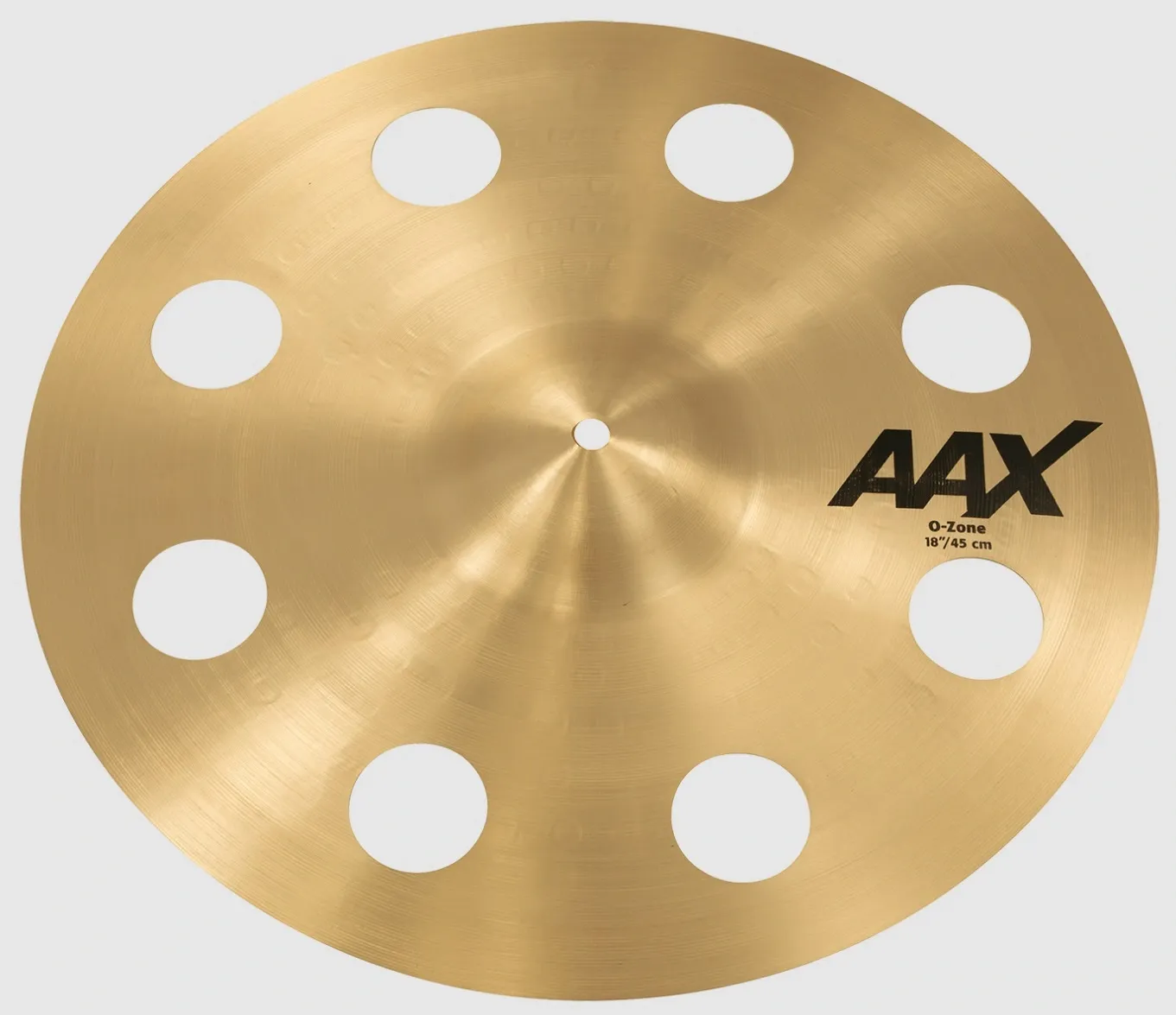 Crash Sabian AAX O-Zone Traditional 18" (21800X) com 8 furos crash de efeito