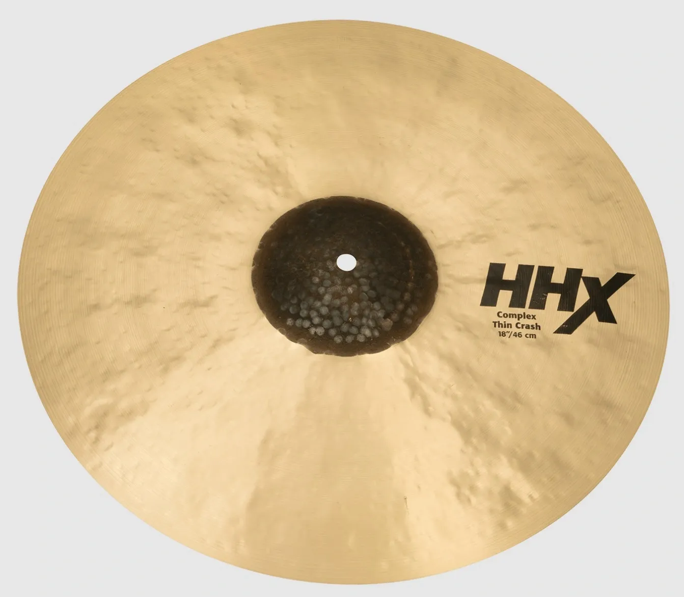 Crash Sabian HHX Complex Thin Crash Traditional 18" (11806XCN) acabamento extra martelado
